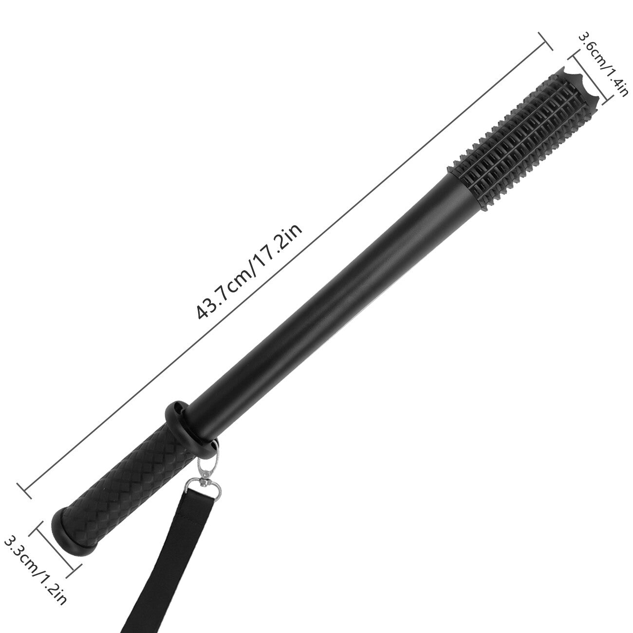 Baseball LED Flashlight – Rechargeable Spotlight Torch with 3 Modes for Security, Work & Emergency Use