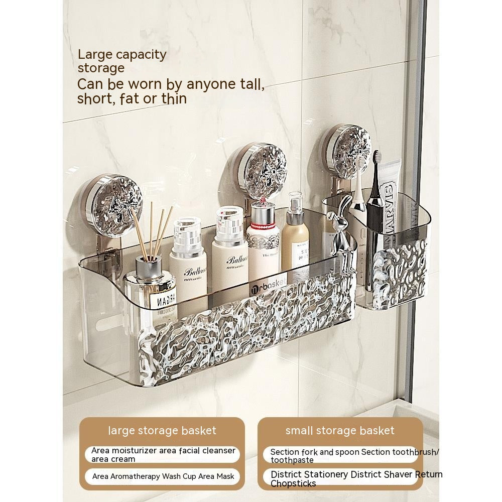 Wall-Mounted Bathroom Storage Box – Tissue, Shaver & Cloth Organizer Rack for Bathroom