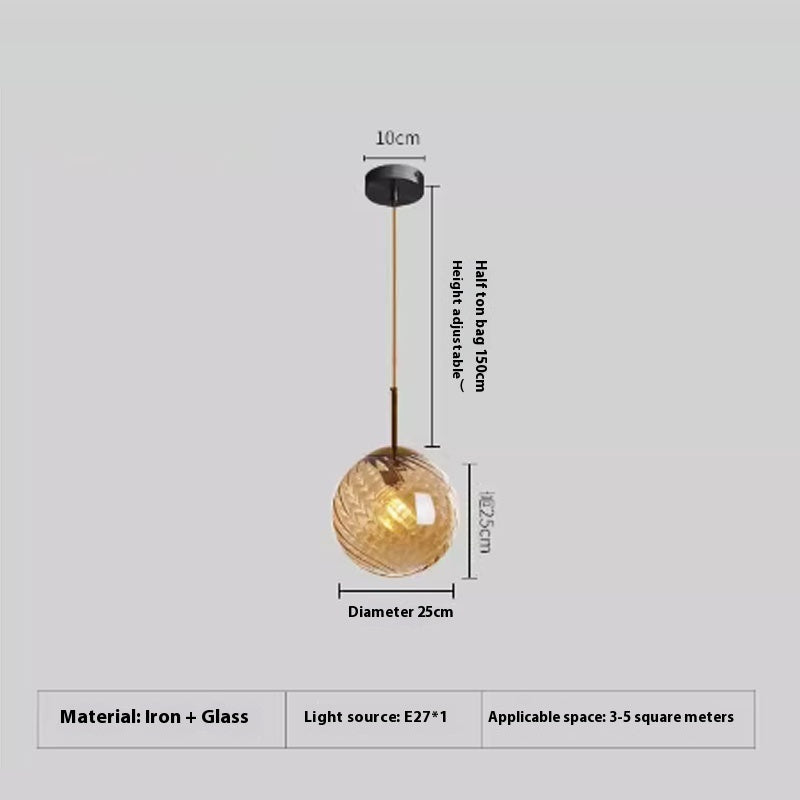 Trendy Glass Chandelier – Modern Ceiling Light for Living Room & Bedroom