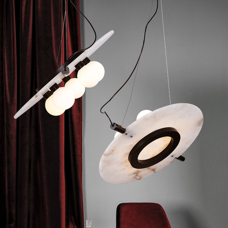 Post Modern Creative Marble Bedroom Chandelier Luxury Ceiling Light for Home Decor