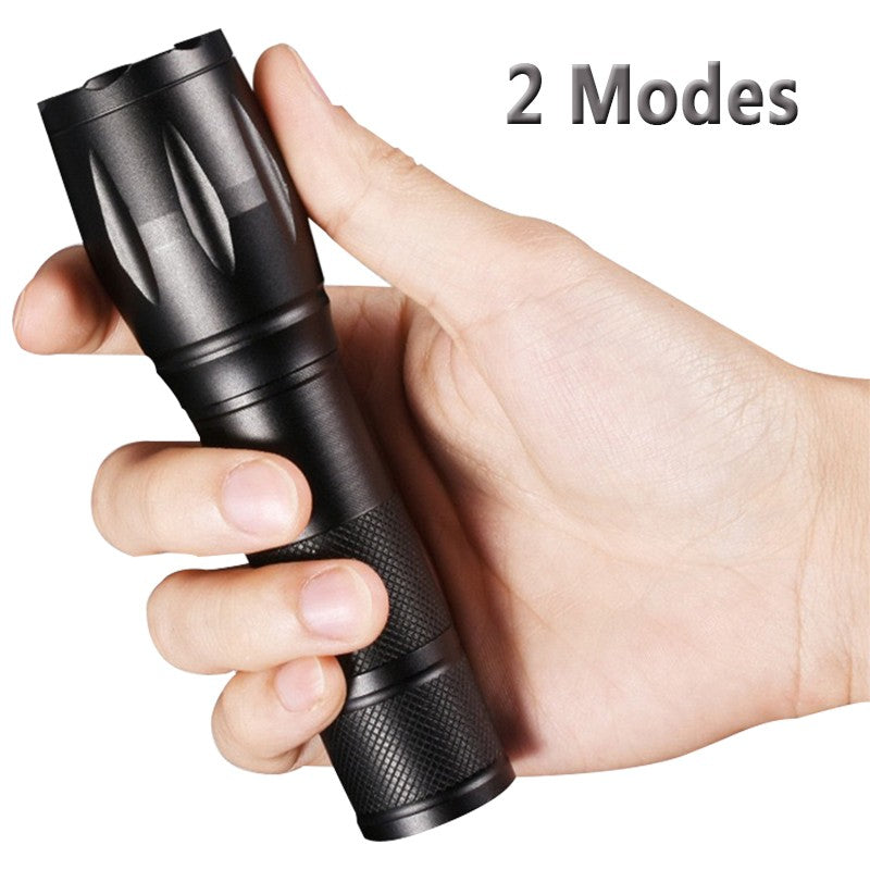 UV 395nm Zoomable Blacklight Flashlight – 2-in-1 Ultra Violet LED Inspection Torch (250000LM)