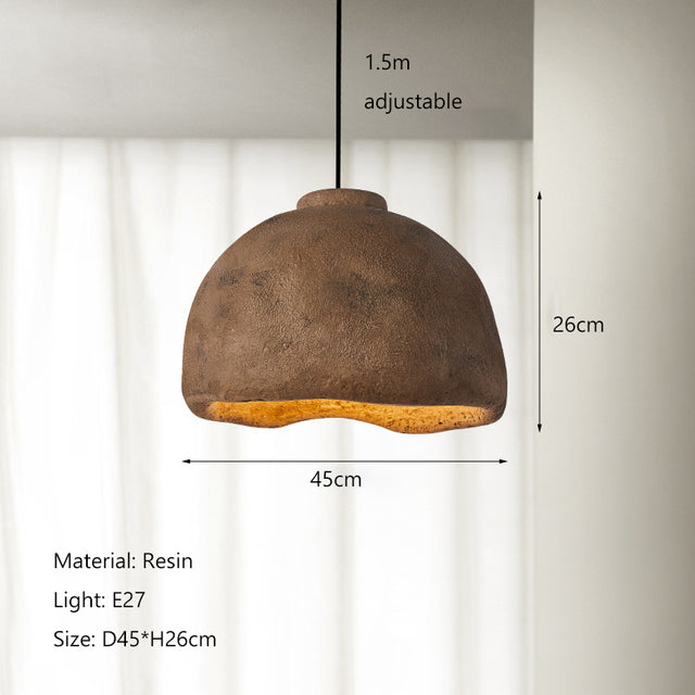Japanese Style Modern Chandelier – Simple Bedroom & Study Lamp