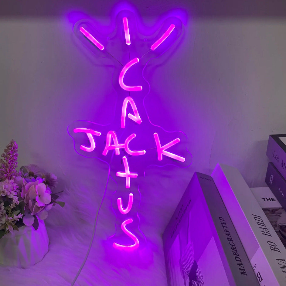 LED Luminous Neon Light Board – Custom Character Sign for Atmosphere & Advertising Display