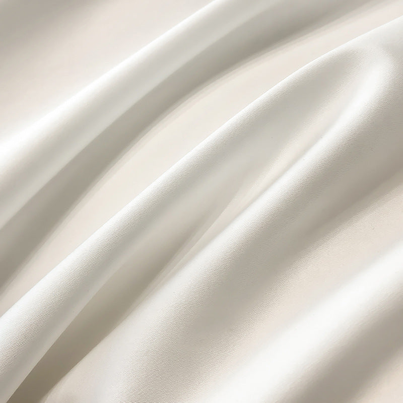 Long Staple Cotton Bedding Set Fitted Sheet Duvet Cover Four Piece Soft Luxury Bed Linen Set for Bedroom