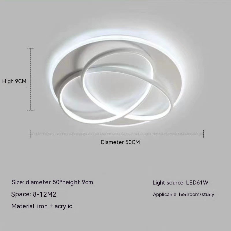Clover LED Ceiling Lamp Nordic Modern Luxury Light for Living Room Bedroom Warm Home Lighting