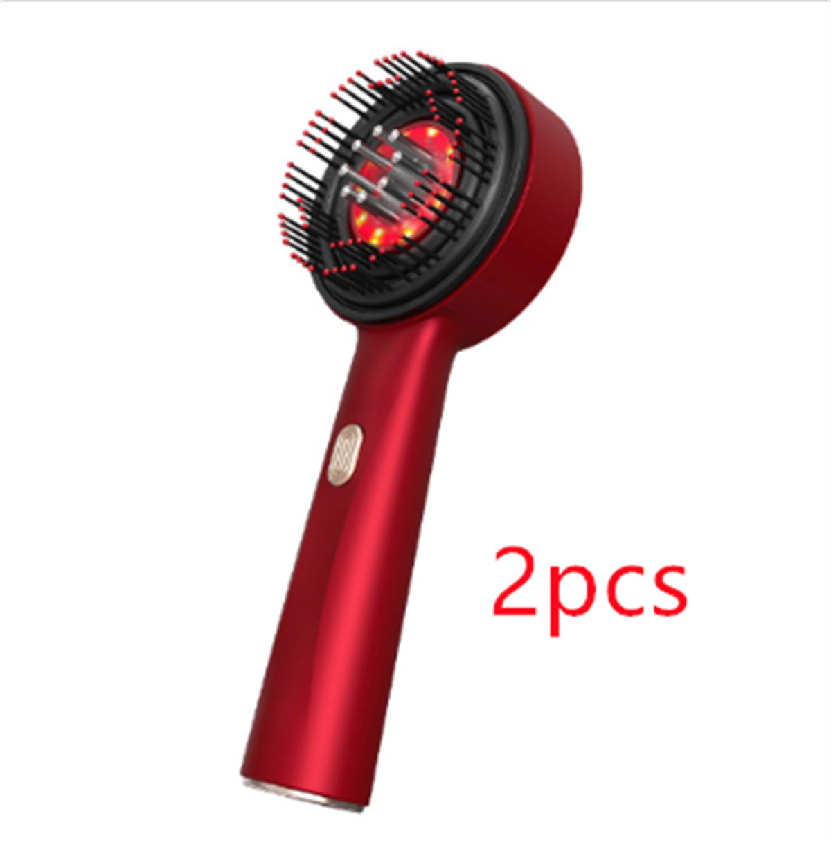Electric Massage Comb Red Light Scalp Care Anti Slip Hair Care Multi Functional Scalp Massager for Home Use