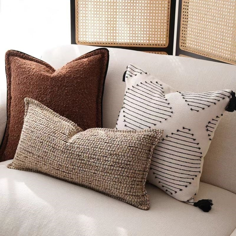 Affordable Luxury Modern Minimalist Sofa Throw Pillows Living Room Decorative Cushion Covers Home Decor