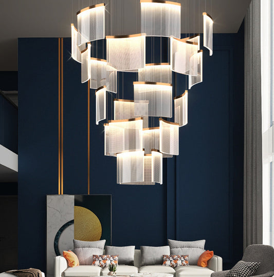 Large Chandelier for Villa Duplex & Living Room Luxury Decor