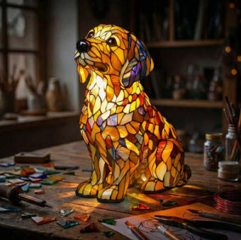 Indoor Resin Decorative Statue Lamp Creative Artistic Table Light for Home Living Room Decor