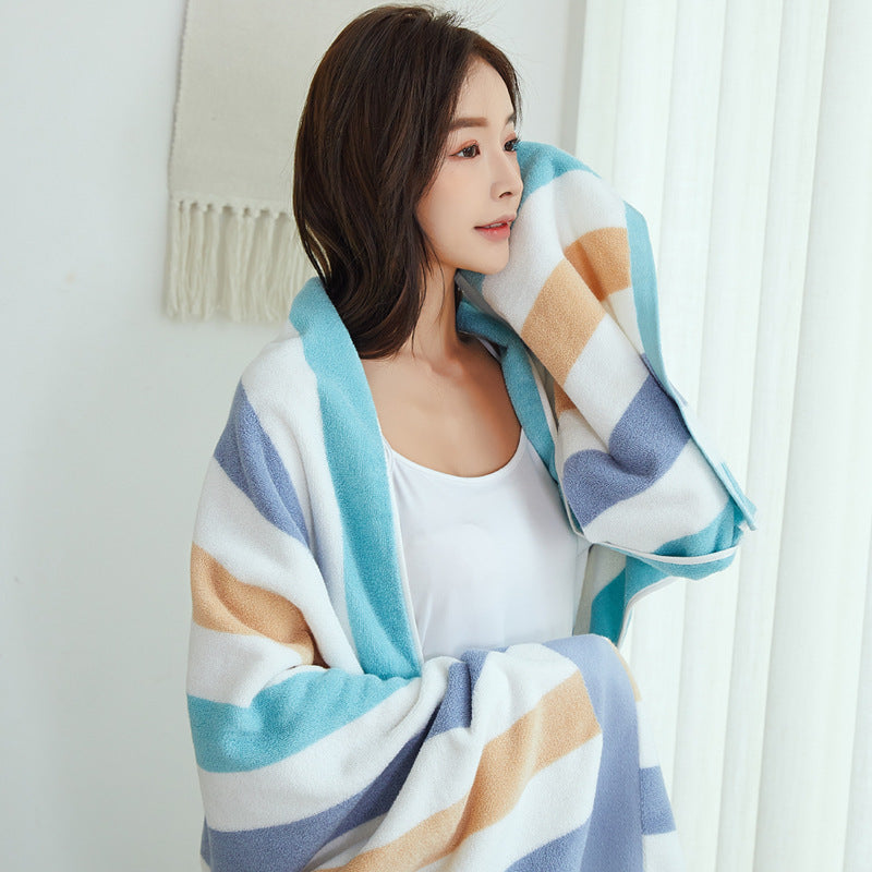 Cotton Absorbent Large Bath Towel Soft Quick Dry Bathroom Towel for Home Hotel Spa Use
