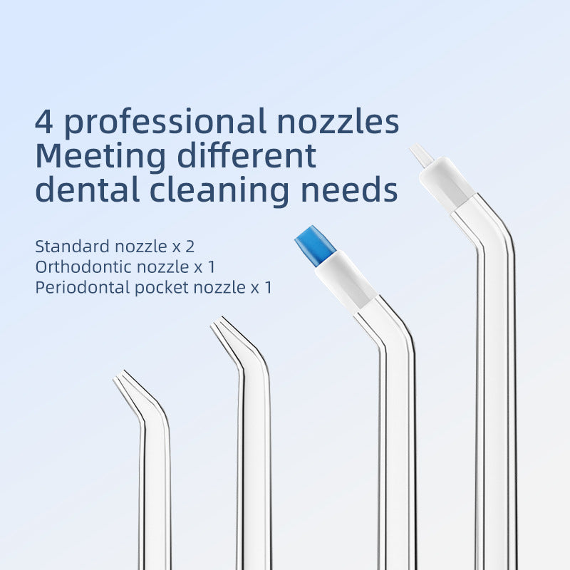 Portable Electric Dental Water Flosser with Retractable Water Tank Rechargeable Oral Irrigator for Deep Teeth Cleaning