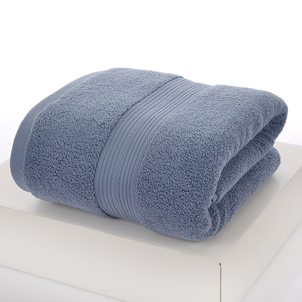 Plain Cotton Bath Towel Soft Absorbent Bulk Wholesale Bathroom Towels for Home and Hotel