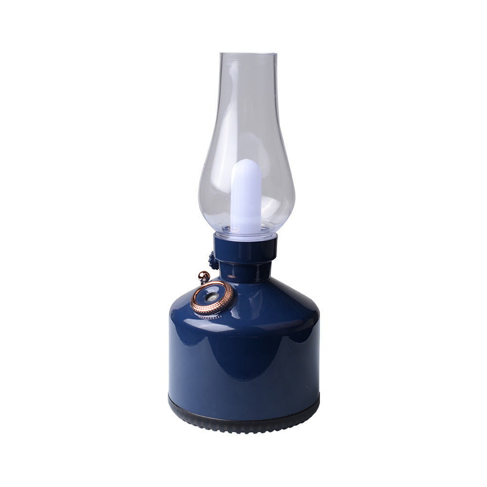 Kerosene Lamp Style Air Humidifier Decorative Aroma Diffuser for Home Bar Bedroom Ambient Lighting and Mist