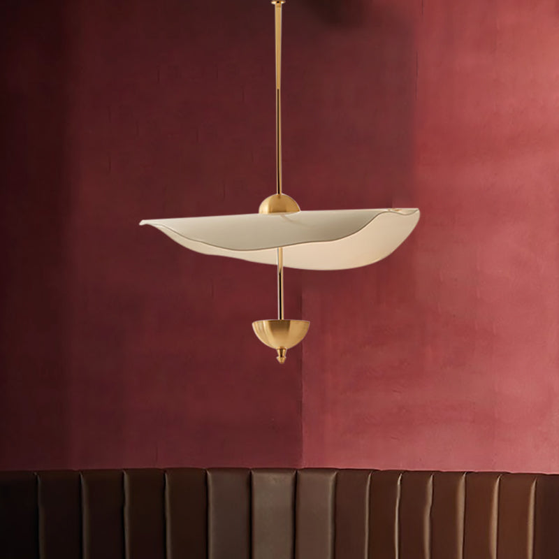Acrylic Lotus Leaf Chandelier Window Hanging Pendant Light for Home Decor and Living Room Lighting