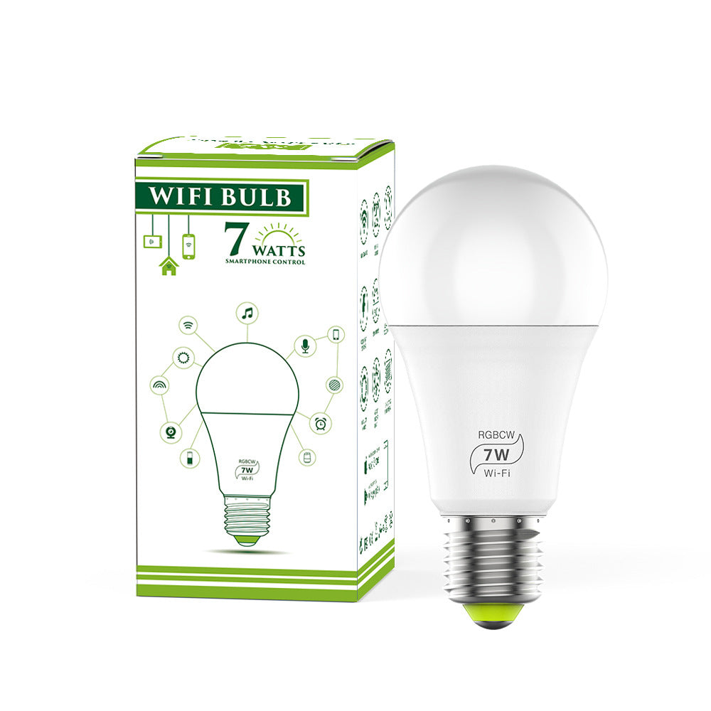 LED Smart WiFi Bulb Voice Control Works with Alexa and Google Assistant Color Changing Smart Light