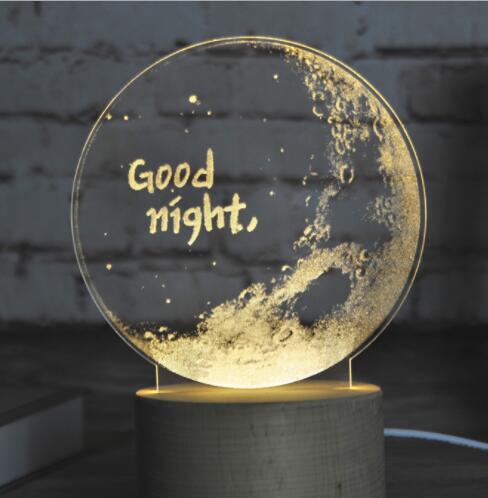 Cute Jellyfish LED Night Light Touch Control Romantic Bedroom Decoration Lamp Kids & Valentine Gift