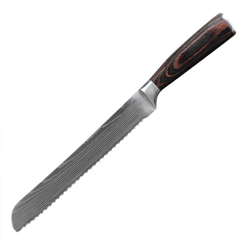 Western Style 8-Piece Chef Knife Set – Professional Kitchen Cooking Knife Suit