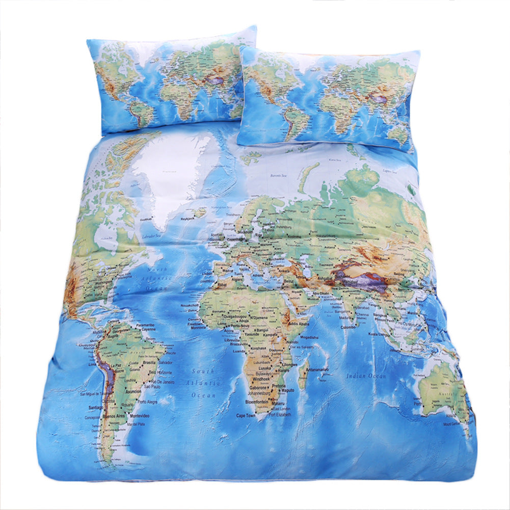 Bed Linen and Bedding Sets Soft Comforter Duvet Cover Bed Sheet Pillowcase Bedroom Home Textile Set