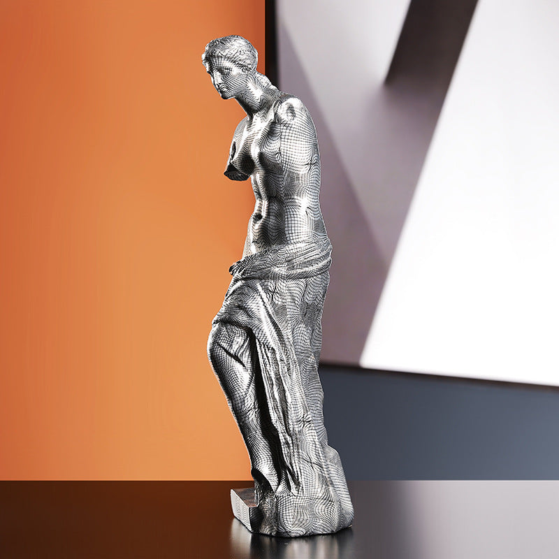 Retro Resin Sculpture – Decorative Simulation Craft for Home & Office Decor