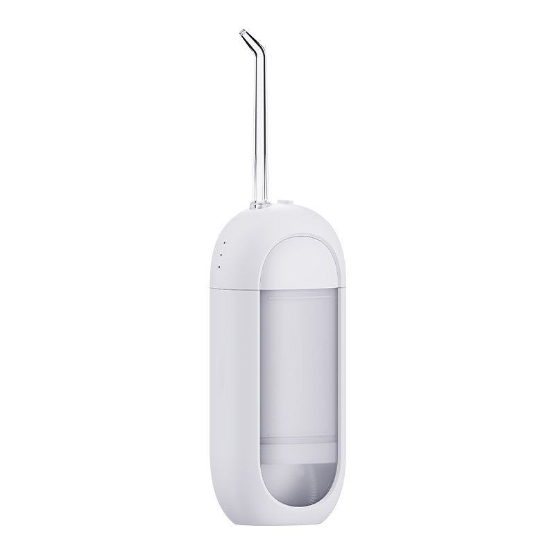Portable Electric Dental Water Flosser with Retractable Water Tank Rechargeable Oral Irrigator for Deep Teeth Cleaning