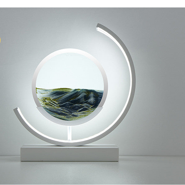 High End Business Gift Quicksand Painting 3D LED Creative Lamp Living Room Decorative Lights Modern Home Decor