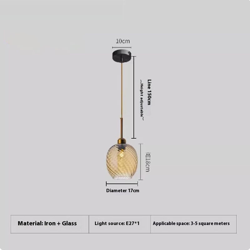 Trendy Glass Chandelier – Modern Ceiling Light for Living Room & Bedroom