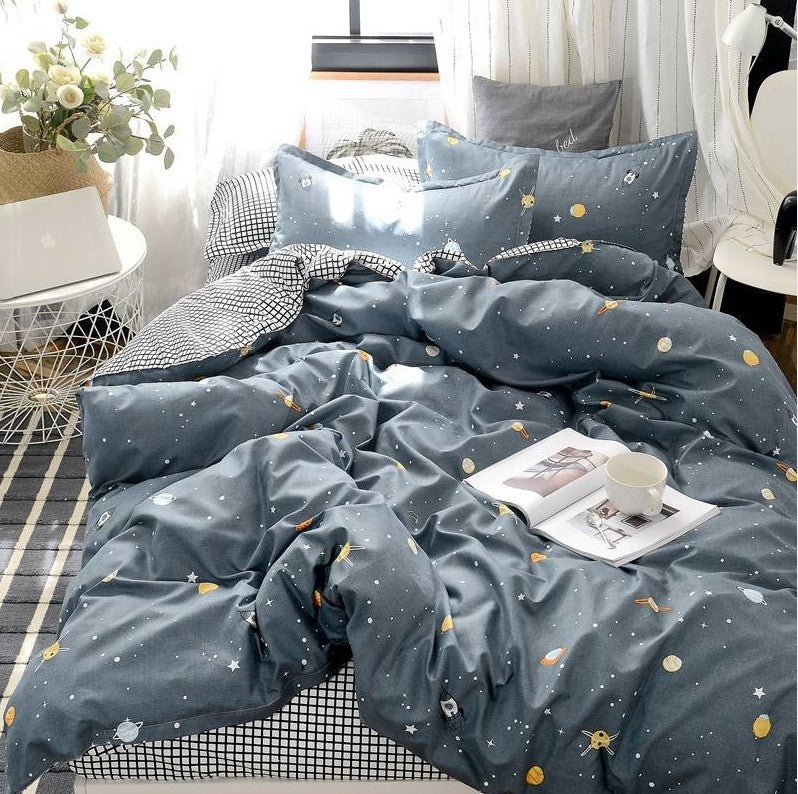 3 or 4 Piece Bedding Set Soft Comforter Sheet Pillowcase Bed Set for Bedroom Home Decor