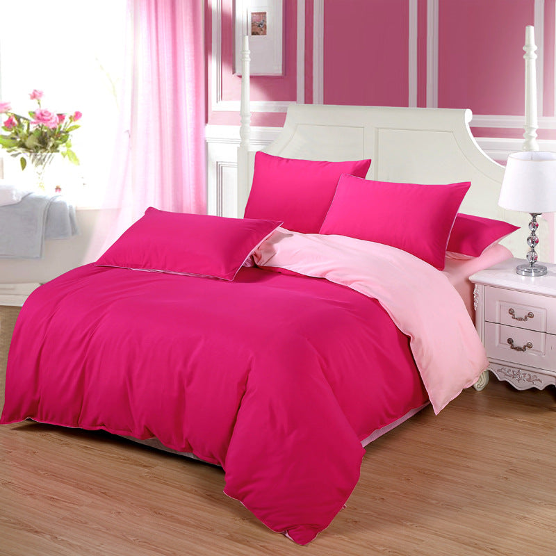 4 Piece Bedding Set Duvet Cover Quilt Bed Sheets Pillowcases Soft Comfortable Bedroom Set