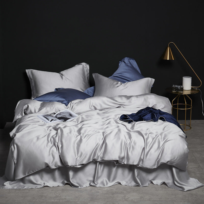 Silk Duvet Cover – Luxury Soft Breathable Bedding for Bedroom Comfort