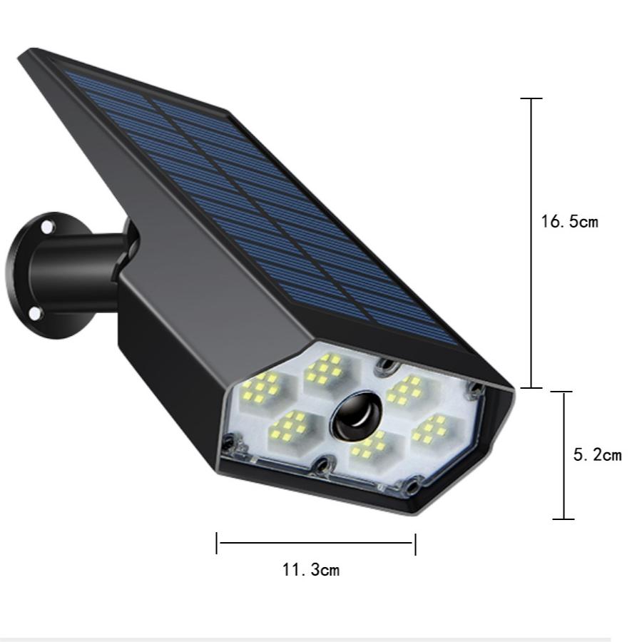 Outdoor Solar Motion Sensor Wall Light LED Garden Courtyard Lamp for Balcony Villa Exterior Lighting