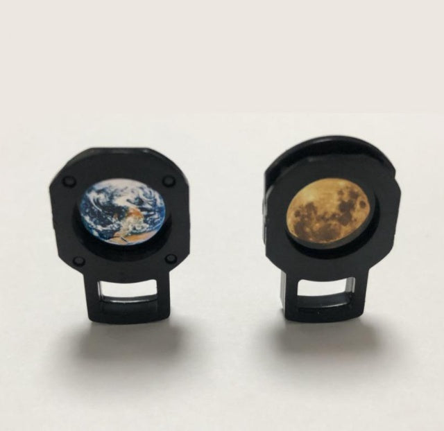 2 in 1 Star Projector Earth and Moon Projection Lamp 360° Rotating USB LED Night Light for Bedroom Decor
