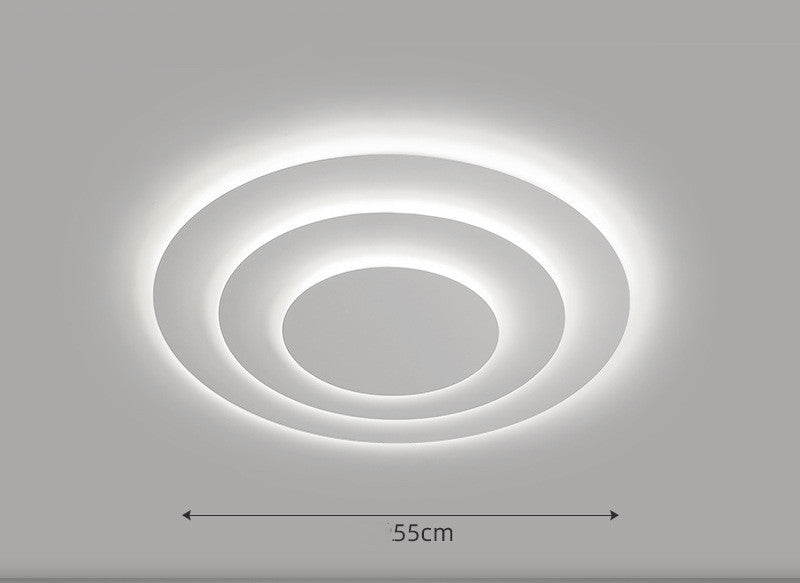 Simple LED Ceiling Lamp for Atmospheric Living Room Lighting