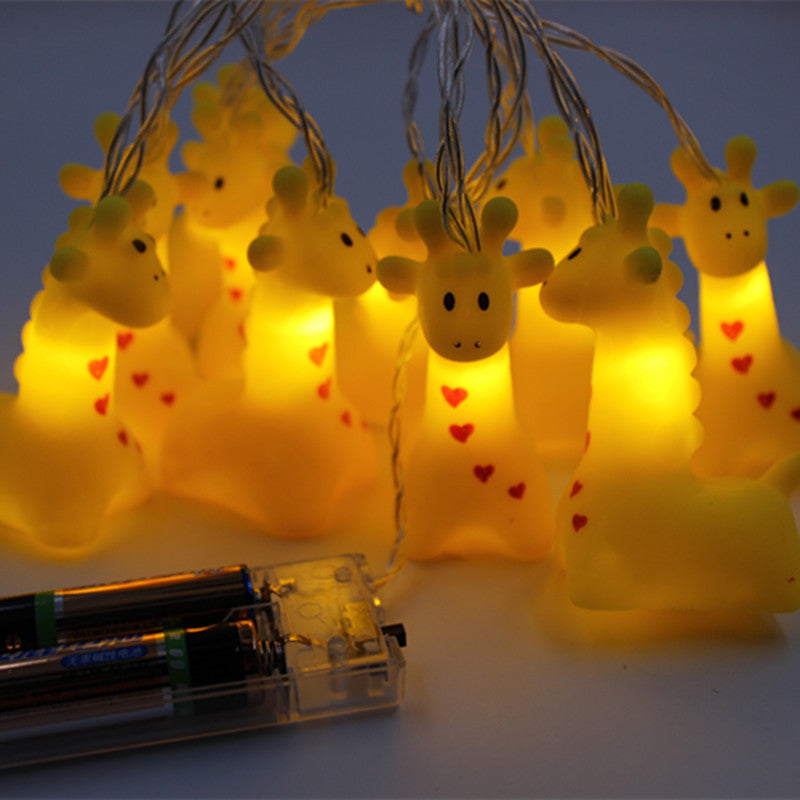 Vinyl Animal LED Light String – Decorative Fairy Lights for Bedroom & Party