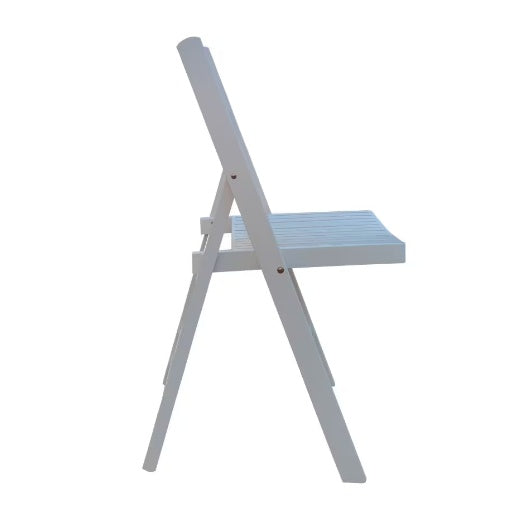 Slatted Wood Folding Chairs Portable Event Seating Wooden Chairs for Weddings Parties Outdoor Use