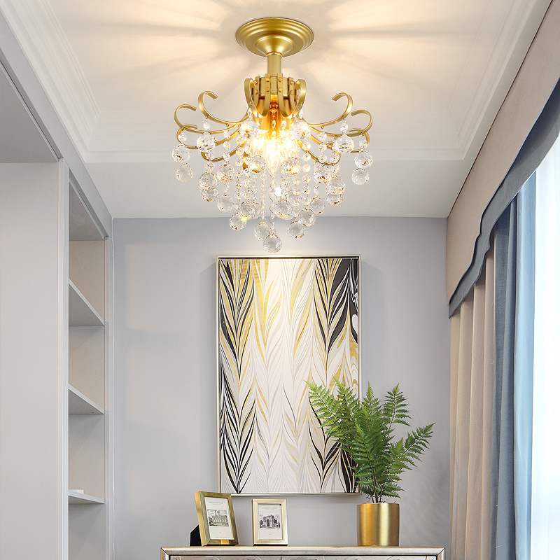 European Luxury Crystal Chandelier – Small American Restaurant Lighting