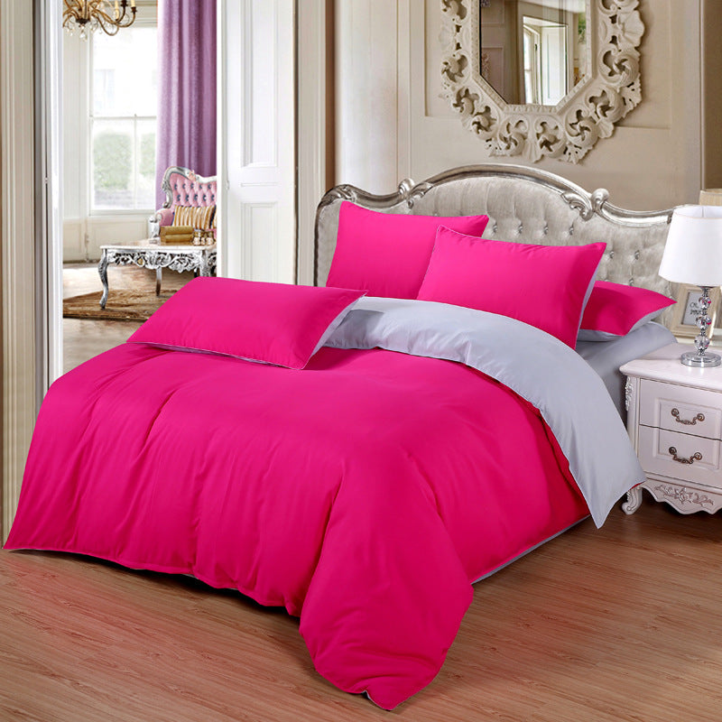 4 Piece Bedding Set Duvet Cover Quilt Bed Sheets Pillowcases Soft Comfortable Bedroom Set