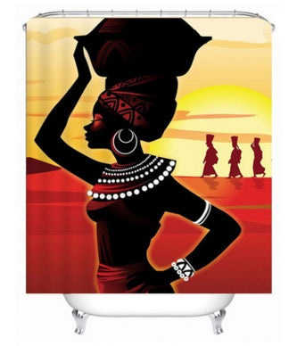 Waterproof Bathroom Shower Curtain – Modern Bath Curtain for Home Decor