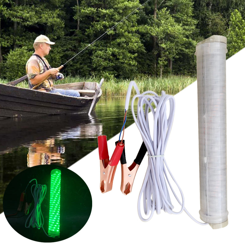 LED Underwater Fish Collecting Lamp Fishing Light Night Fishing Lure Submersible Waterproof Lamp
