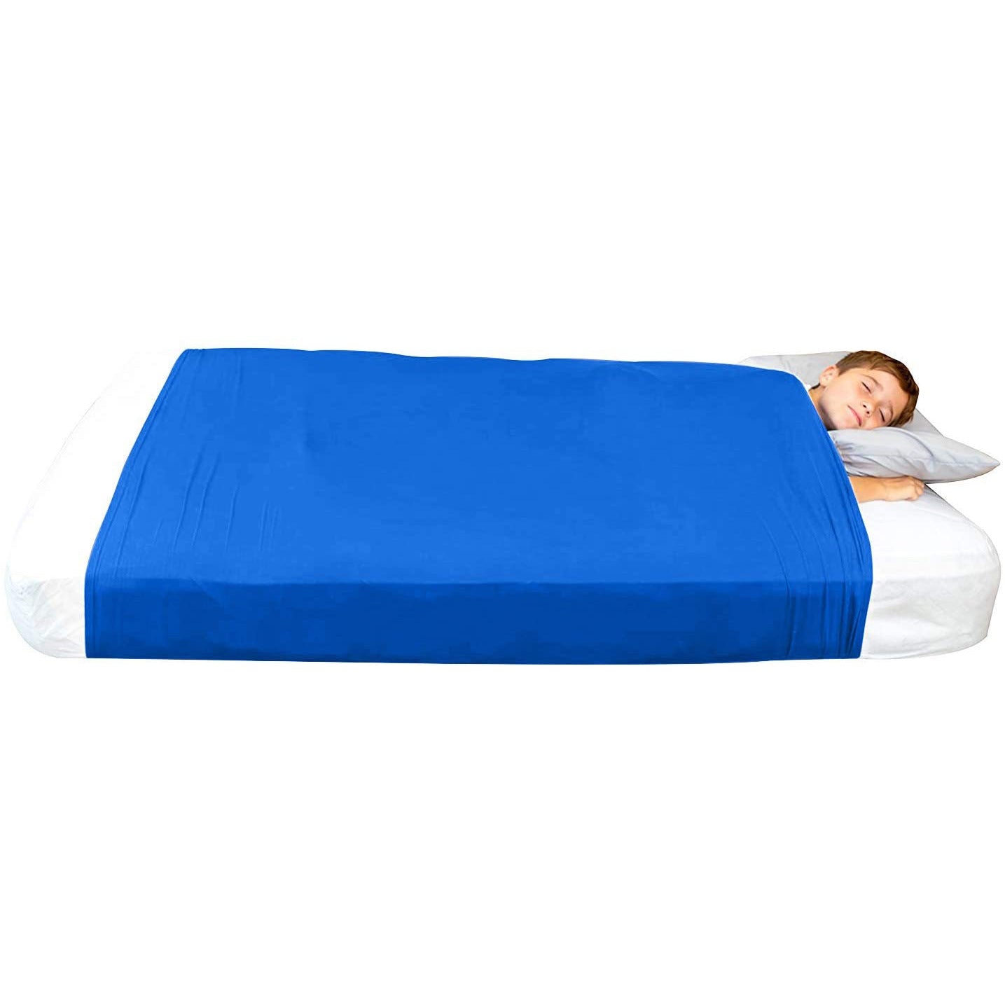 Children’s Sensory Compression Bed Sheet Blanket Soft Stretch Calming Weighted Sleep Blanket for Kids