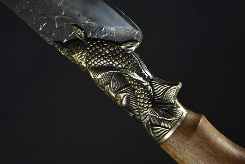 Hand Forged Kitchen Knife – Sharp Household Fruit & Vegetable Cutting Knife