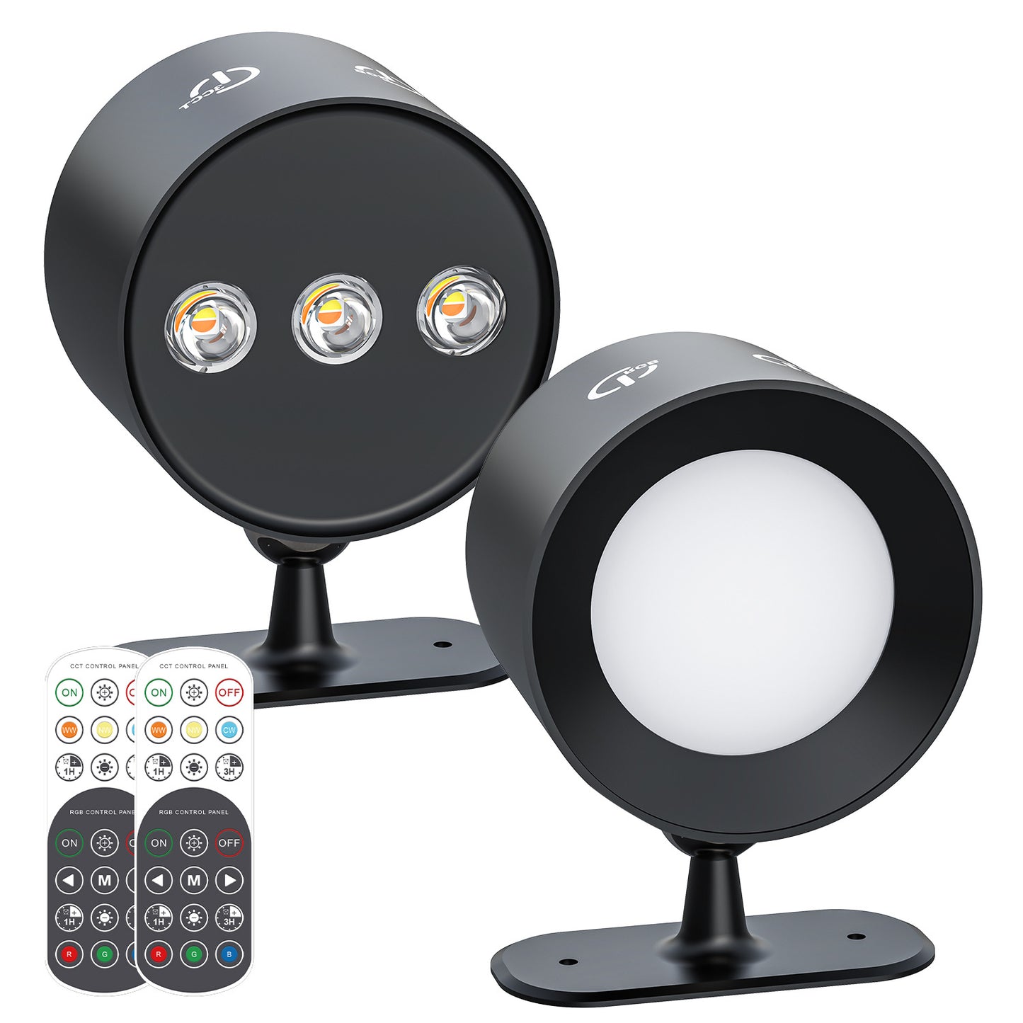 15-Inch Remote Control Magnetic LED Spotlight – Rechargeable Indoor Adjustable Light