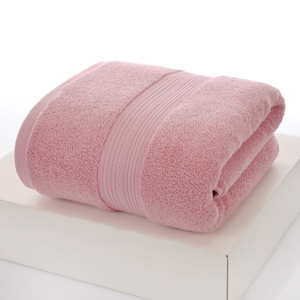 Plain Cotton Bath Towel Soft Absorbent Bulk Wholesale Bathroom Towels for Home and Hotel