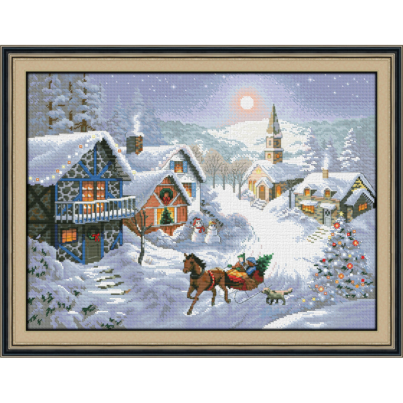 New DIY Cross Stitch Kit – Living Room Handicraft Embroidery Material Package