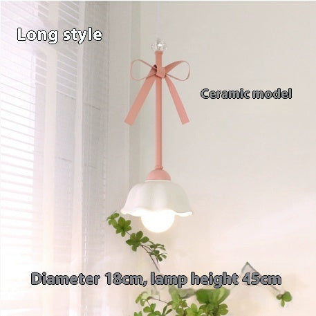 Bow-Shaped Small Pendant Lamp – Modern Restaurant & Dining Lighting