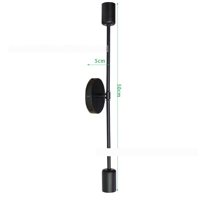 Double Head Wall Lamp Creative Bedroom Corridor Aisle Bedside Hotel Wall Sconce Lighting
