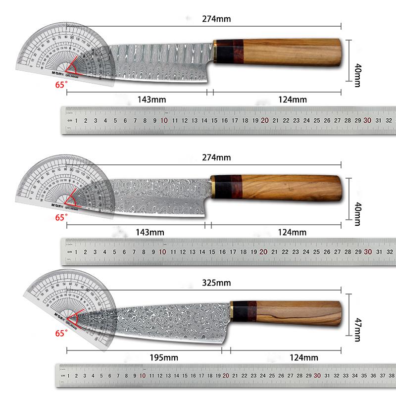 Damascus Steel Chef Knife Handmade Kitchen Knife for Professional Cooking and Precision Cutting