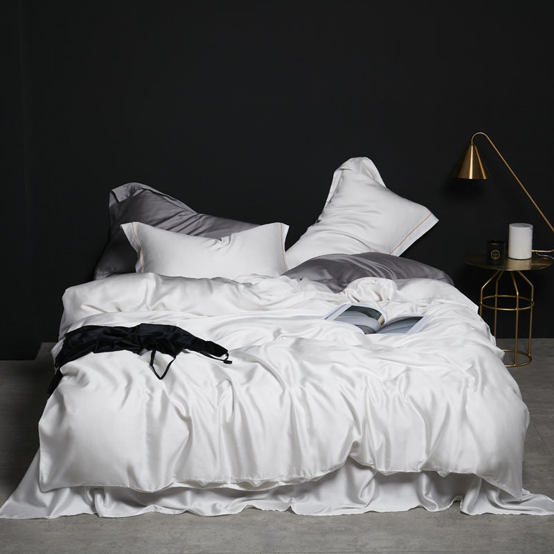 Silk Duvet Cover – Luxury Soft Breathable Bedding for Bedroom Comfort