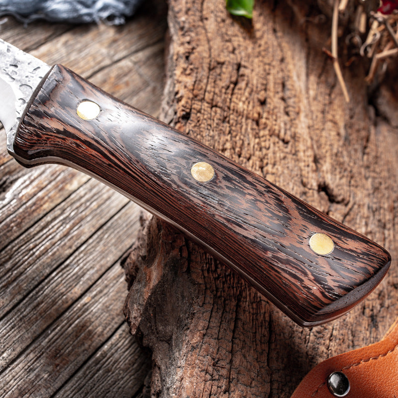 Hand Forged Boning Knife – Slaughter Skinning & Meat Cutting Butcher Knife