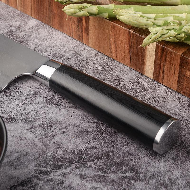 Damascus Steel Kitchen Knife Premium Sharp Chef Knife for Household Cooking and Food Preparation