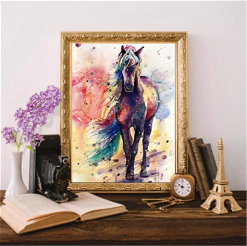 DIY 5D Full Diamond Painting Cross Stitch Wall Art for Living Room Bedroom Home Decoration Craft Kit